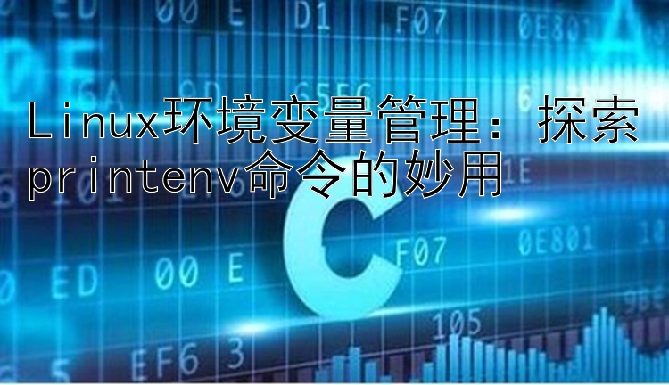 Linux环境变量管理：探索printenv命令的妙用